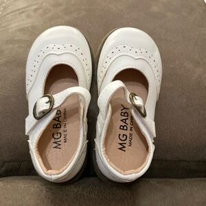 MG baby white Mary Janes